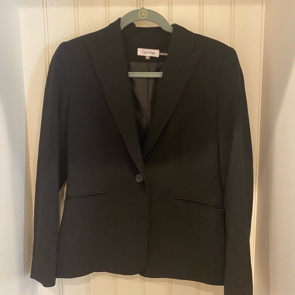 Calvin Klein Petite Black Blazer